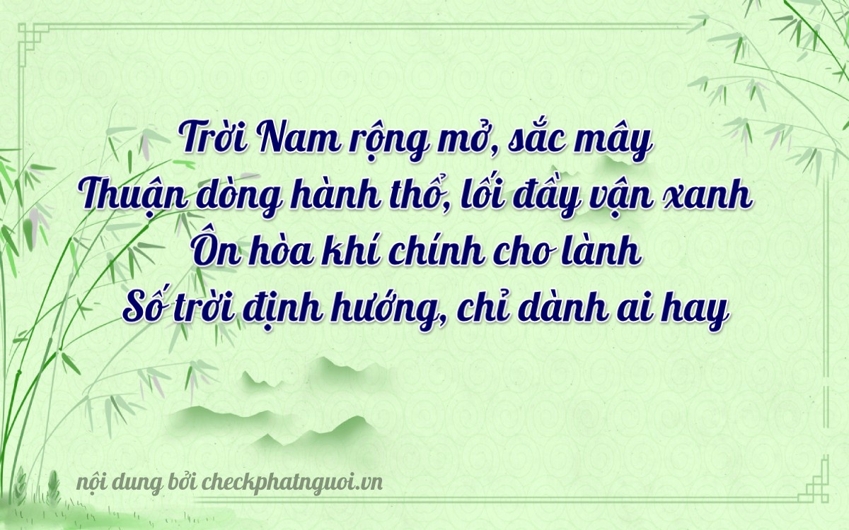 Bài thơ ý nghĩa cho <b>biển số 35A-06062</b> tại website checkphatnguoi.vn