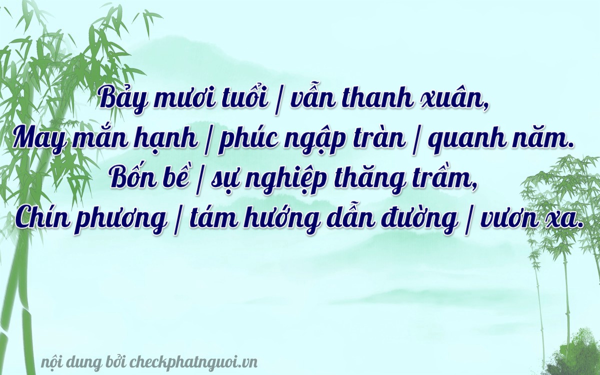 Bài thơ ý nghĩa cho <b>biển số 35A-17749</b> tại website checkphatnguoi.vn