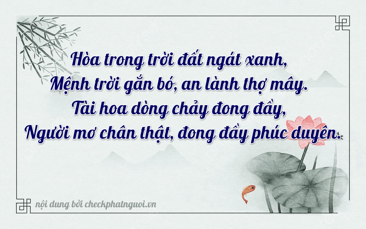 Bài thơ ý nghĩa cho <b>biển số 35A-22207</b> tại website checkphatnguoi.vn