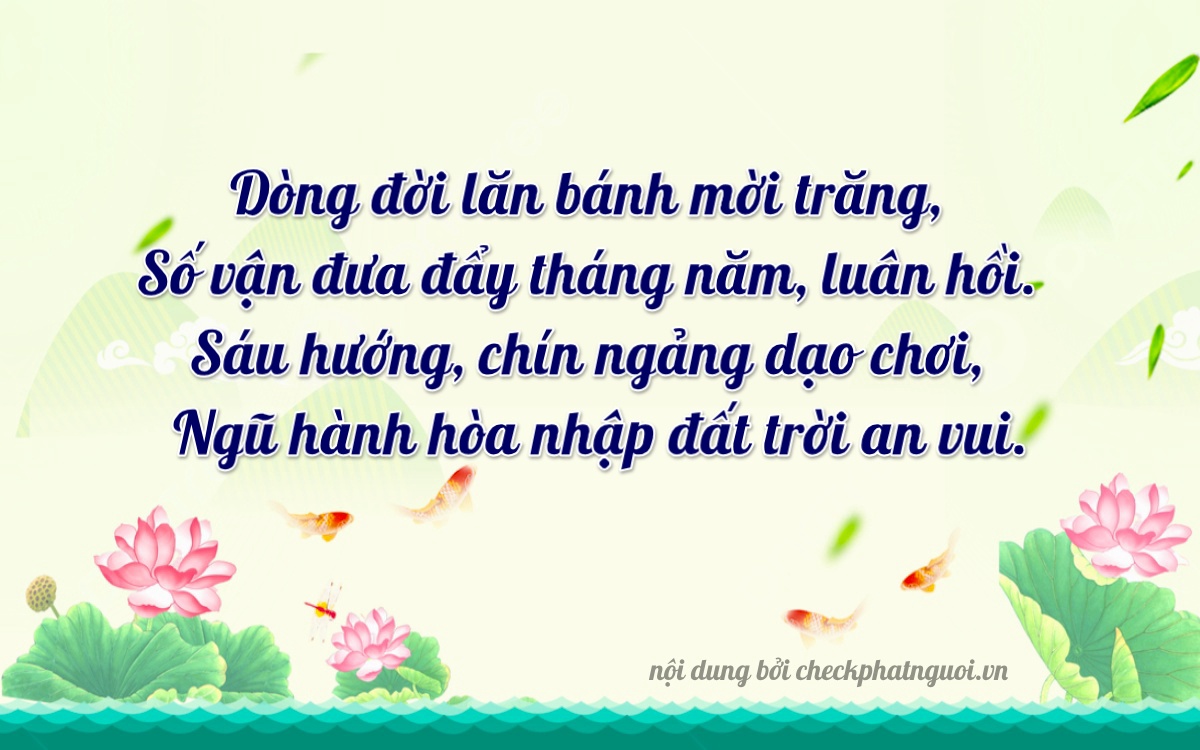 Bài thơ ý nghĩa cho <b>biển số 35A-23669</b> tại website checkphatnguoi.vn