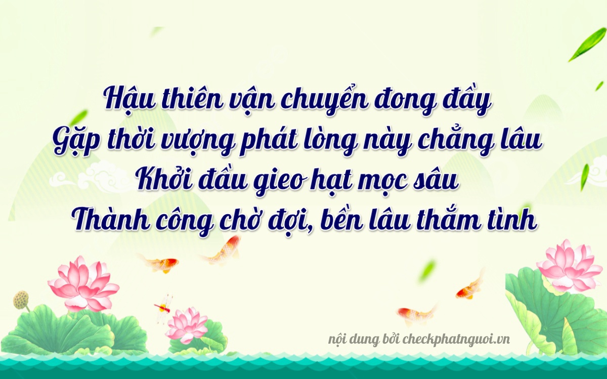 Bài thơ ý nghĩa cho <b>biển số 35A-26037</b> tại website checkphatnguoi.vn