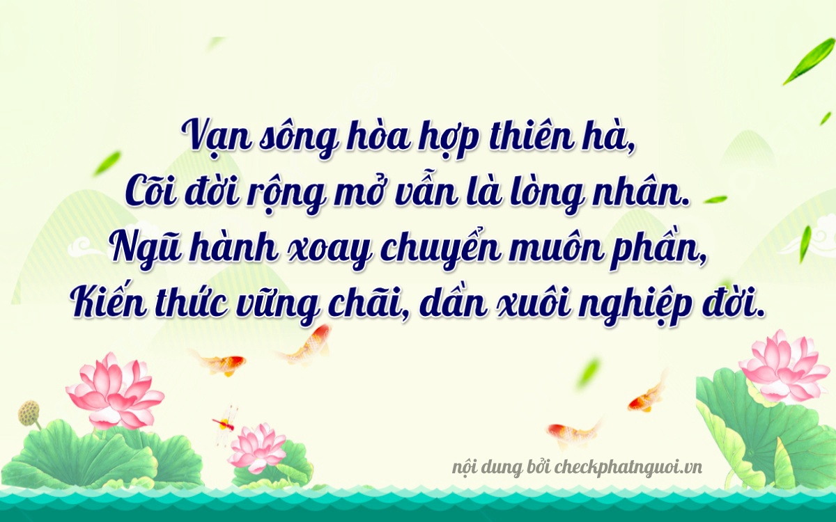 Bài thơ ý nghĩa cho <b>biển số 35A-26481</b> tại website checkphatnguoi.vn