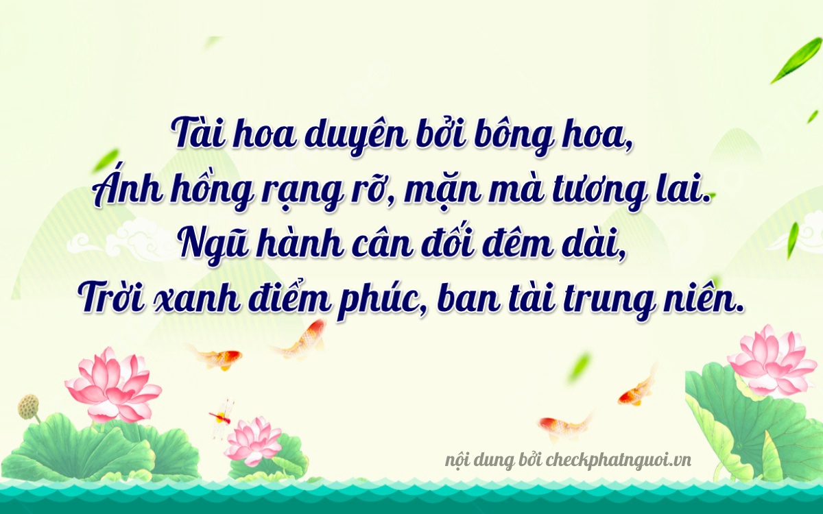 Bài thơ ý nghĩa cho <b>biển số 35A-26950</b> tại website checkphatnguoi.vn