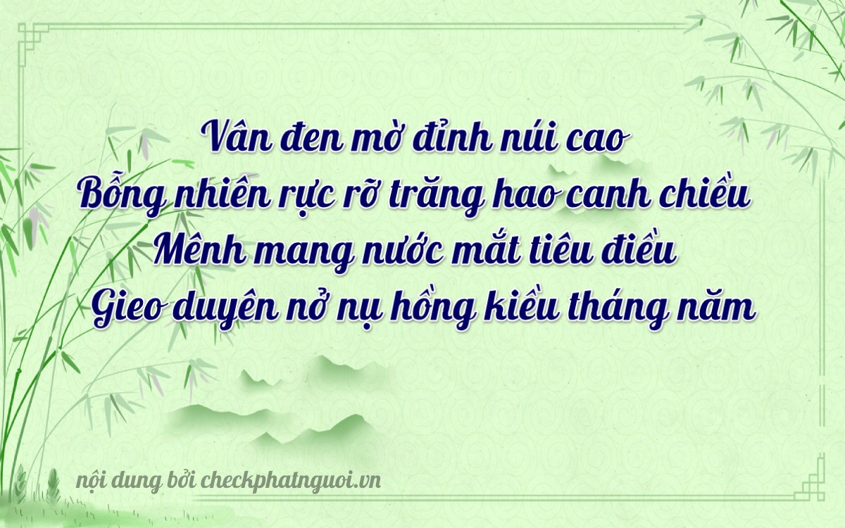 Bài thơ ý nghĩa cho <b>biển số 35A-29259</b> tại website checkphatnguoi.vn