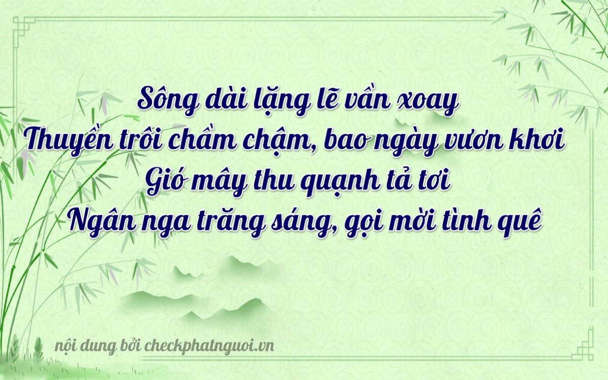Bài thơ ý nghĩa cho <b>biển số 35A-29968</b> tại website checkphatnguoi.vn