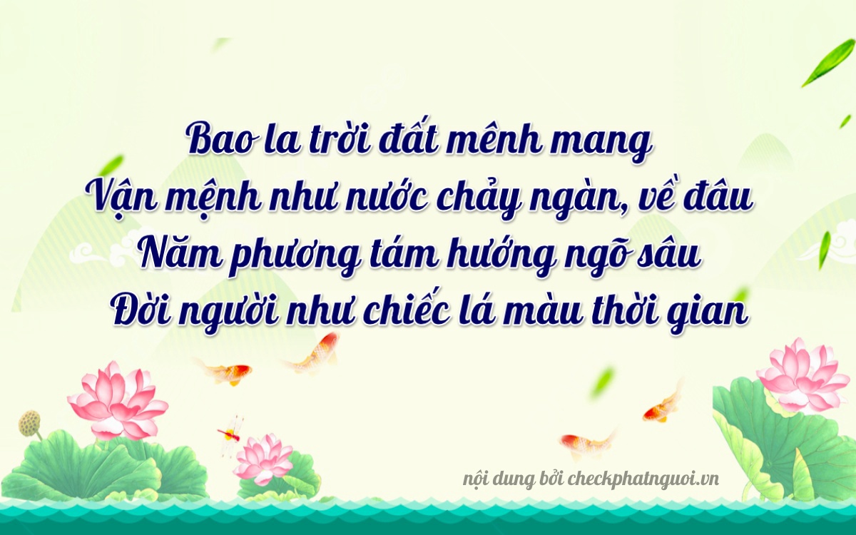 Bài thơ ý nghĩa cho <b>biển số 35A-32389</b> tại website checkphatnguoi.vn