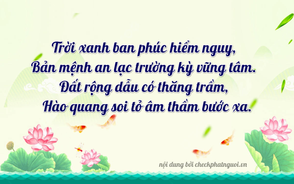 Bài thơ ý nghĩa cho <b>biển số 35A-32724</b> tại website checkphatnguoi.vn