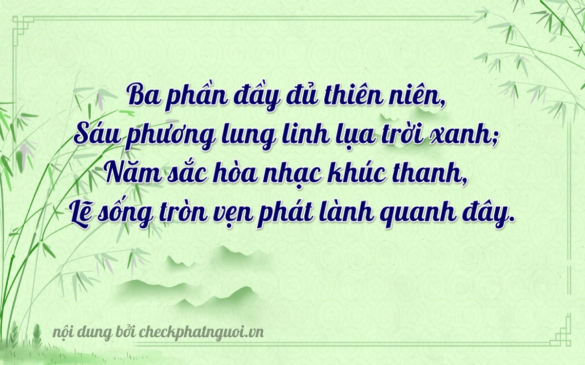 Bài thơ ý nghĩa cho <b>biển số 35A-35616</b> tại website checkphatnguoi.vn
