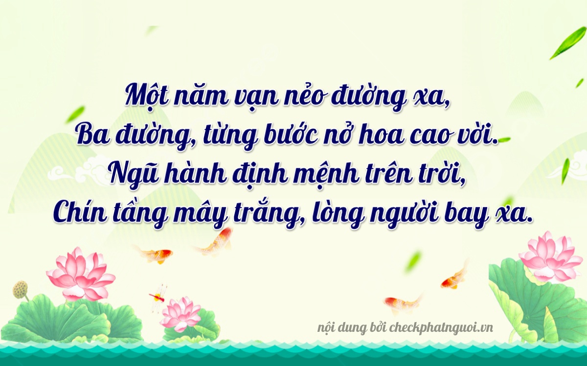 Bài thơ ý nghĩa cho <b>biển số 35A-35799</b> tại website checkphatnguoi.vn