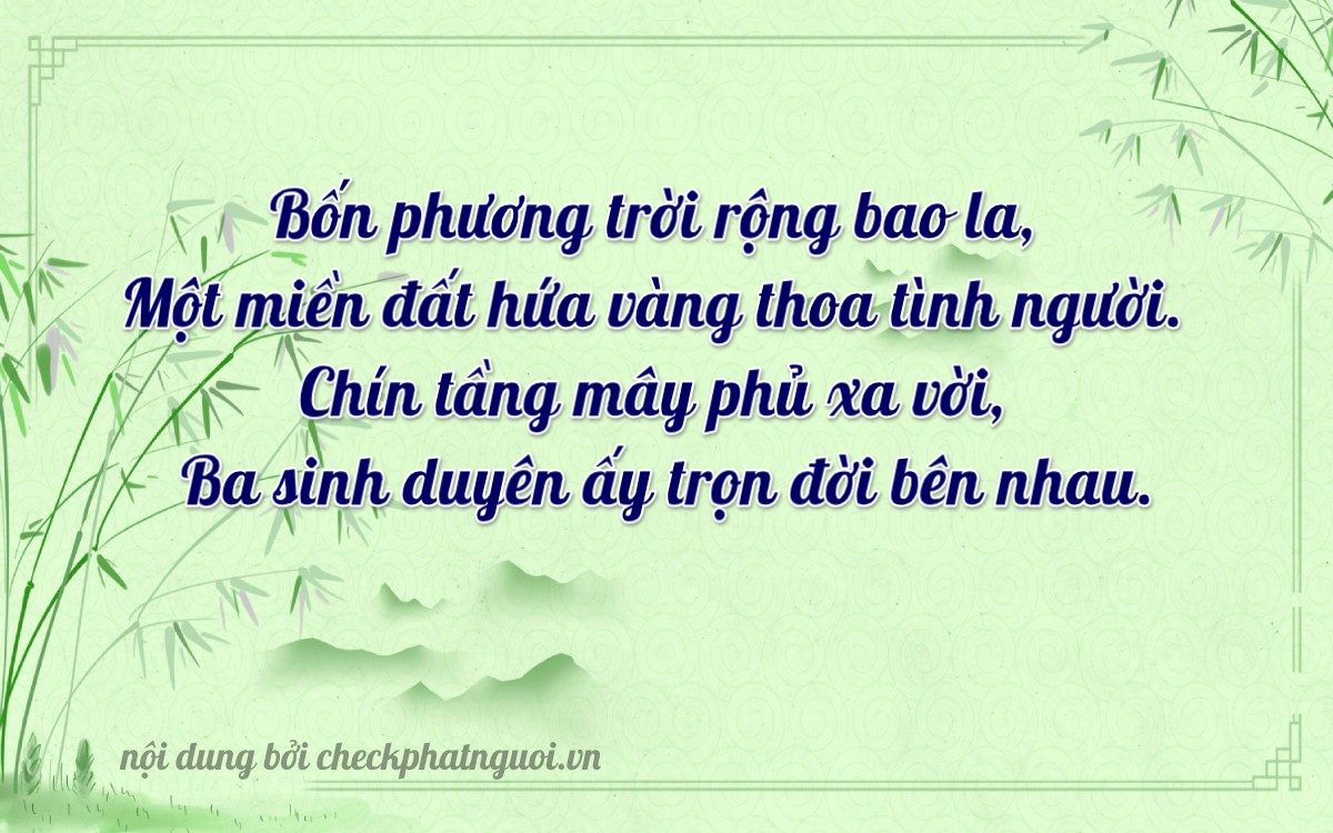 Bài thơ ý nghĩa cho <b>biển số 35A-39136</b> tại website checkphatnguoi.vn