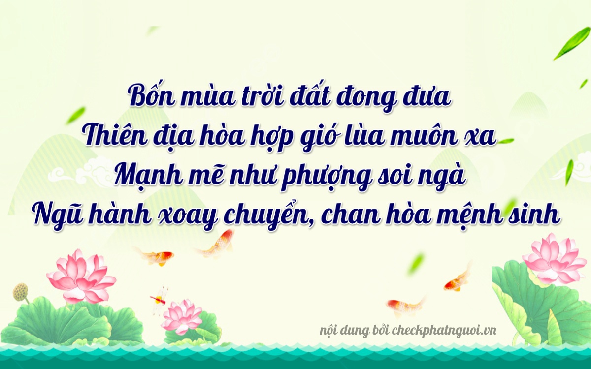 Bài thơ ý nghĩa cho <b>biển số 35A-40731</b> tại website checkphatnguoi.vn