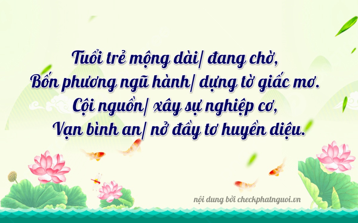 Bài thơ ý nghĩa cho <b>biển số 35A-42487</b> tại website checkphatnguoi.vn