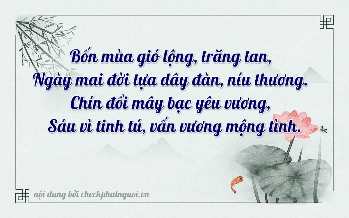 Bài thơ ý nghĩa cho <b>biển số 35A-42496</b> tại website checkphatnguoi.vn