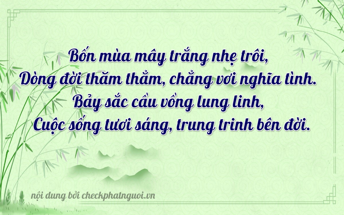 Bài thơ ý nghĩa cho <b>biển số 35A-44753</b> tại website checkphatnguoi.vn