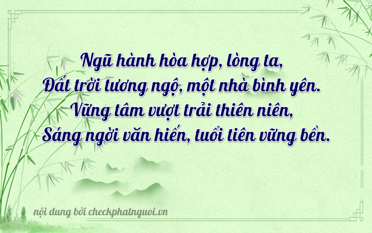 Bài thơ ý nghĩa cho <b>biển số 35A-53015</b> tại website checkphatnguoi.vn