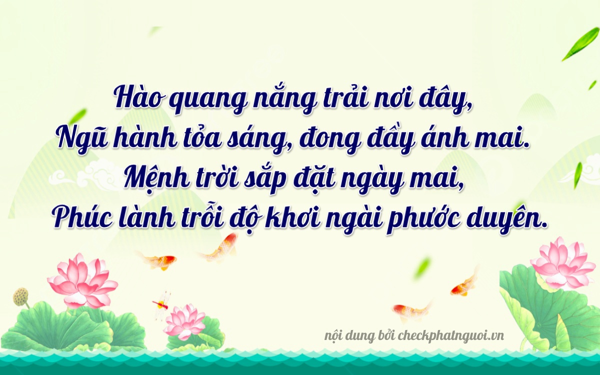 Bài thơ ý nghĩa cho <b>biển số 35A-55084</b> tại website checkphatnguoi.vn
