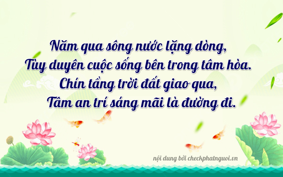 Bài thơ ý nghĩa cho <b>biển số 35A-55594</b> tại website checkphatnguoi.vn