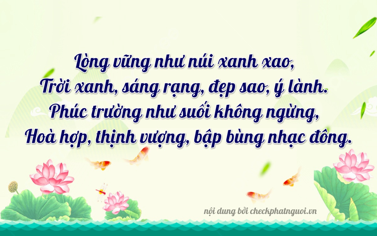 Bài thơ ý nghĩa cho <b>biển số 35A-56144</b> tại website checkphatnguoi.vn