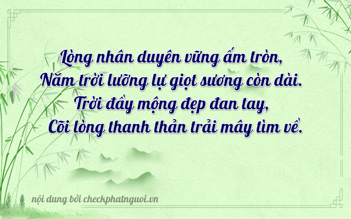 Bài thơ ý nghĩa cho <b>biển số 35A-56302</b> tại website checkphatnguoi.vn