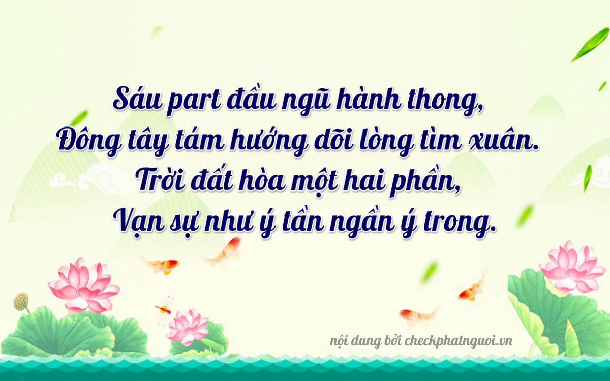 Bài thơ ý nghĩa cho <b>biển số 35AA-06208</b> tại website checkphatnguoi.vn