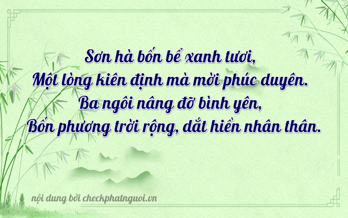 Bài thơ ý nghĩa cho <b>biển số 35AC-01341</b> tại website checkphatnguoi.vn