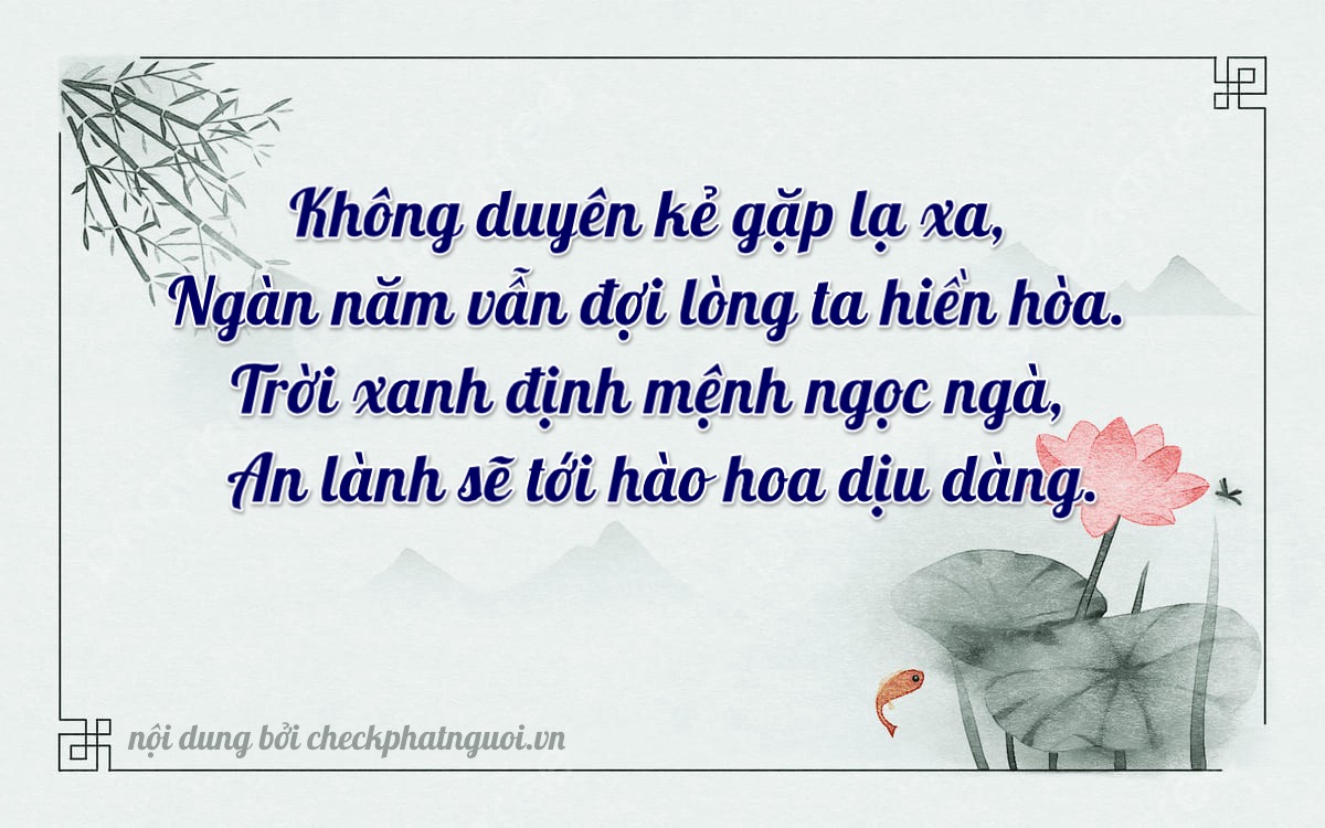 Bài thơ ý nghĩa cho <b>biển số 35AH-05199</b> tại website checkphatnguoi.vn