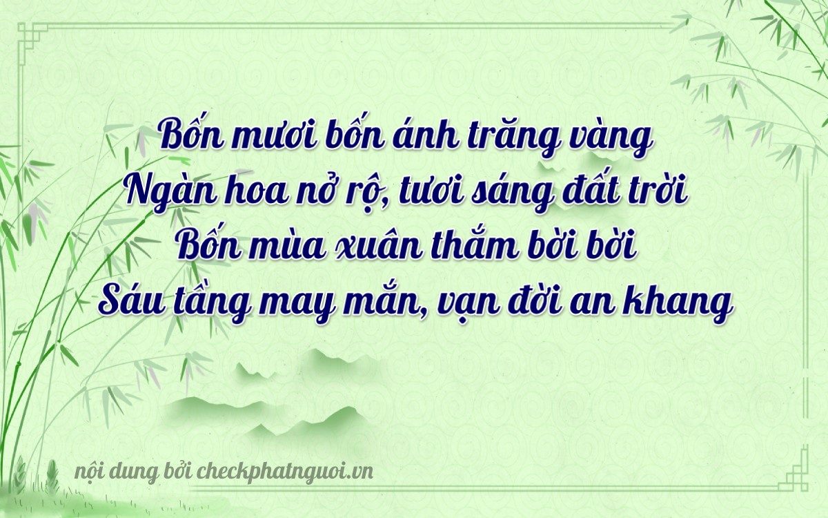 Bài thơ ý nghĩa cho <b>biển số 35B1-14446</b> tại website checkphatnguoi.vn