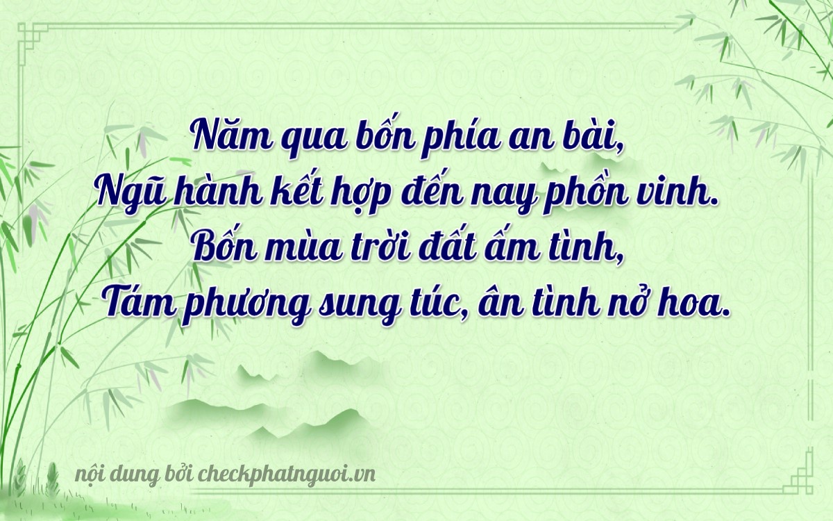 Bài thơ ý nghĩa cho <b>biển số 35B1-49548</b> tại website checkphatnguoi.vn