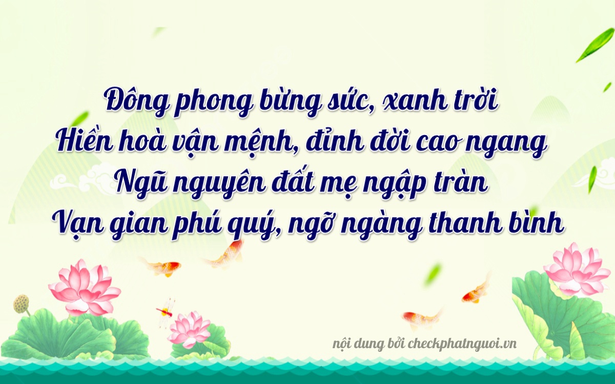 Bài thơ ý nghĩa cho <b>biển số 35B1-97437</b> tại website checkphatnguoi.vn