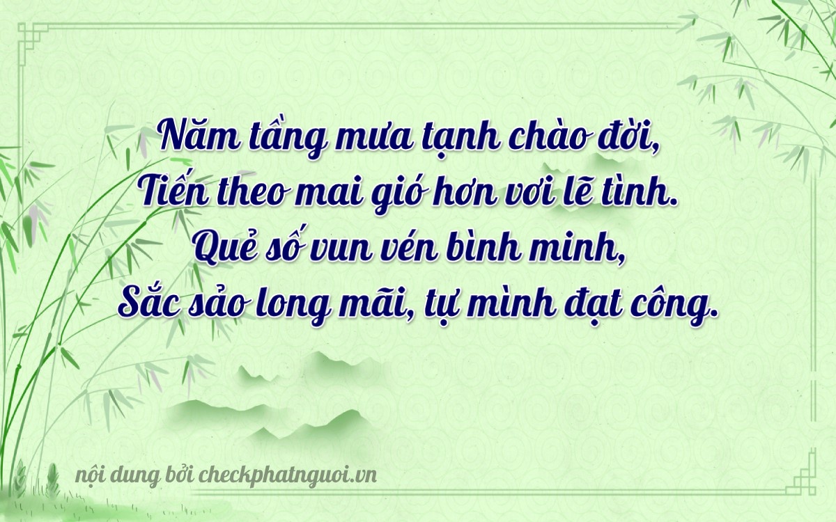 Bài thơ ý nghĩa cho <b>biển số 35B2-44953</b> tại website checkphatnguoi.vn