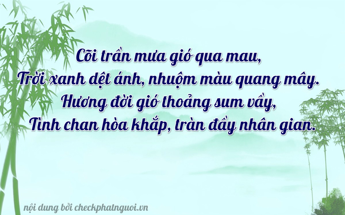 Bài thơ ý nghĩa cho <b>biển số 35C-13376</b> tại website checkphatnguoi.vn