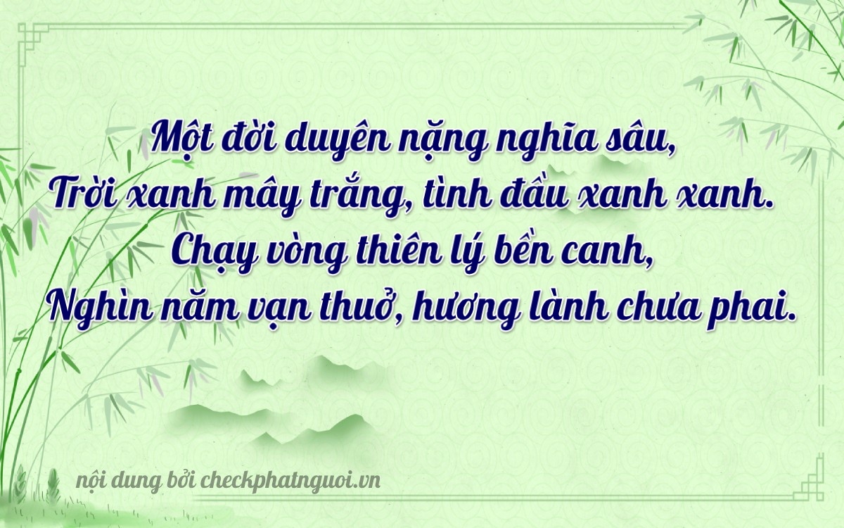 Bài thơ ý nghĩa cho <b>biển số 35D-01119</b> tại website checkphatnguoi.vn