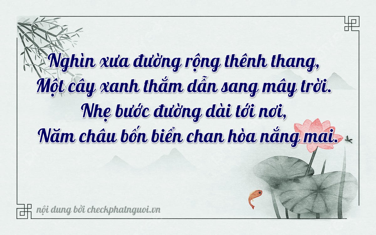 Bài thơ ý nghĩa cho <b>biển số 35D-01759</b> tại website checkphatnguoi.vn