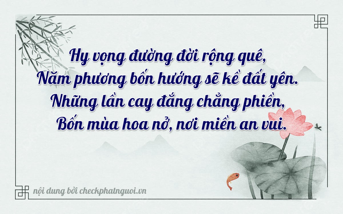 Bài thơ ý nghĩa cho <b>biển số 35H1-01941</b> tại website checkphatnguoi.vn