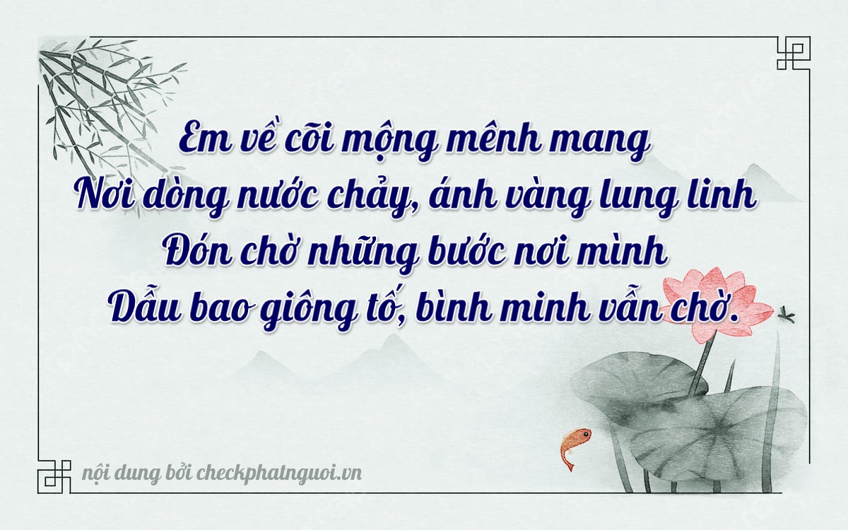 Bài thơ ý nghĩa cho <b>biển số 35N-92027</b> tại website checkphatnguoi.vn