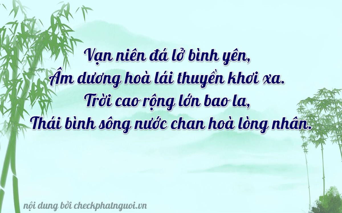 Bài thơ ý nghĩa cho <b>biển số 36060</b> tại website checkphatnguoi.vn
