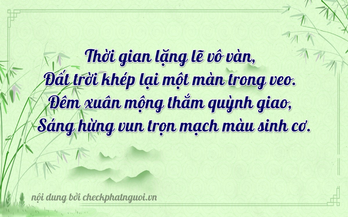 Bài thơ ý nghĩa cho <b>biển số 36880</b> tại website checkphatnguoi.vn