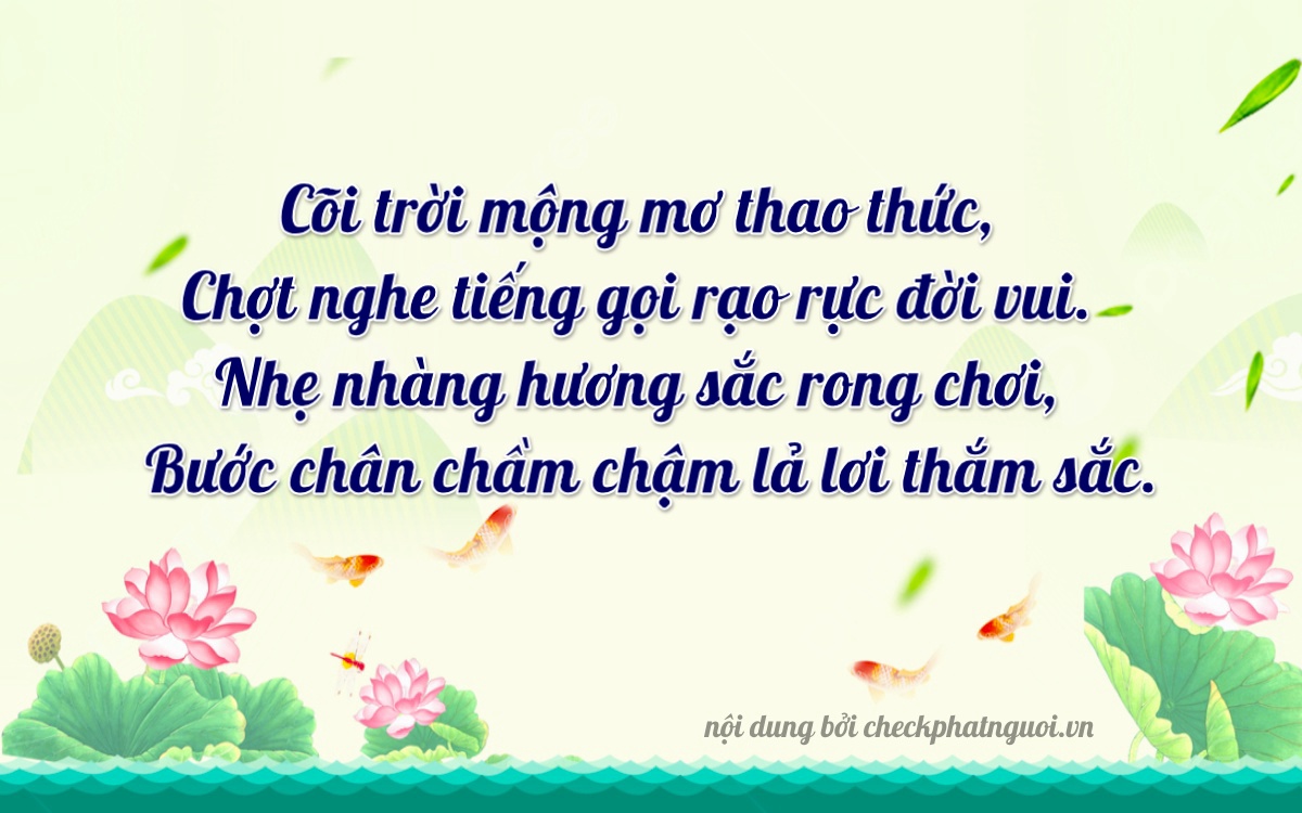 Bài thơ ý nghĩa cho <b>biển số 36A-02512</b> tại website checkphatnguoi.vn