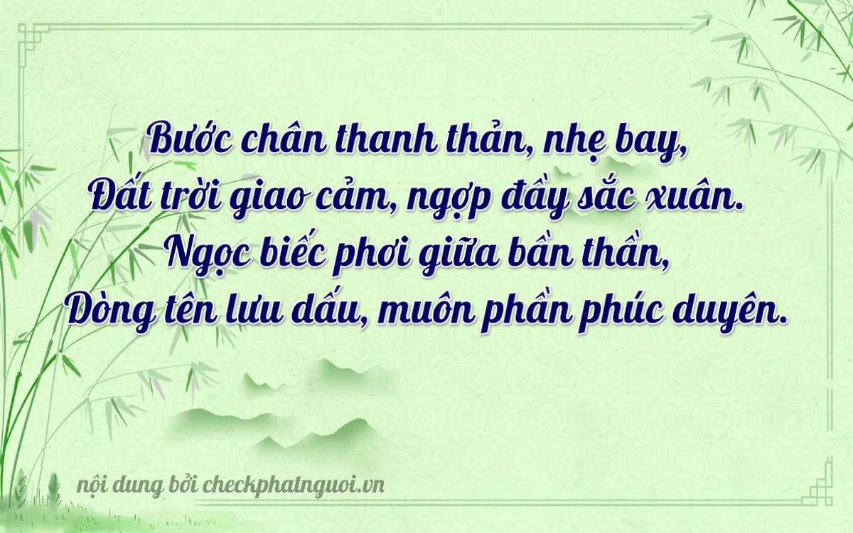Bài thơ ý nghĩa cho <b>biển số 36A-13972</b> tại website checkphatnguoi.vn