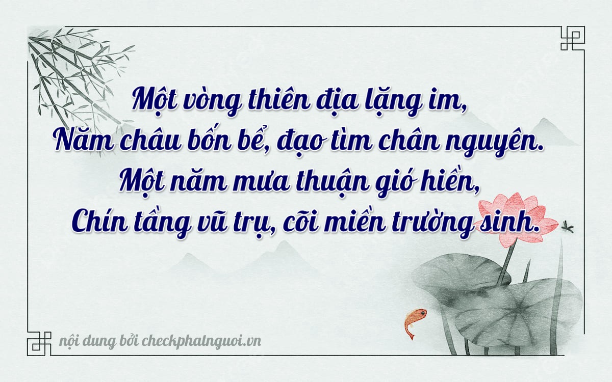 Bài thơ ý nghĩa cho <b>biển số 36A-21519</b> tại website checkphatnguoi.vn