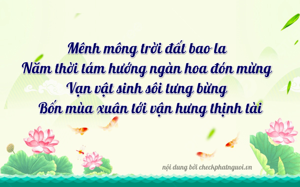 Bài thơ ý nghĩa cho <b>biển số 36A-21854</b> tại website checkphatnguoi.vn