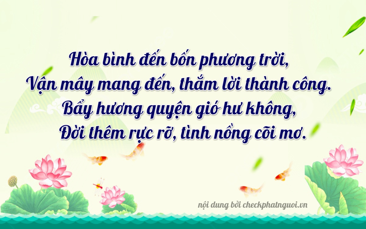 Bài thơ ý nghĩa cho <b>biển số 36A-24706</b> tại website checkphatnguoi.vn