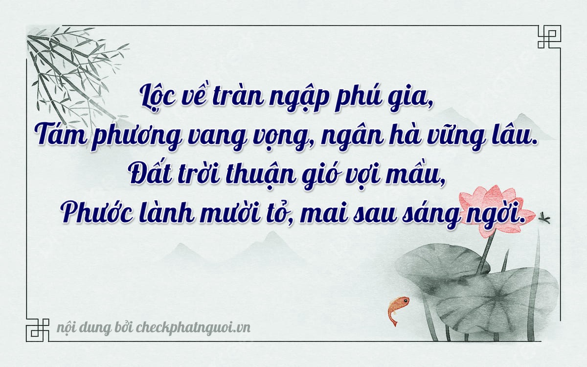 Bài thơ ý nghĩa cho <b>biển số 36A-28710</b> tại website checkphatnguoi.vn