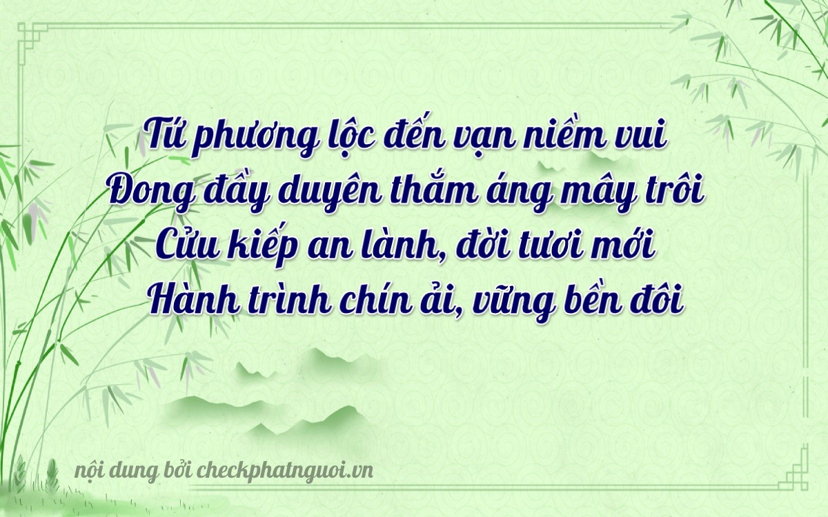 Bài thơ ý nghĩa cho <b>biển số 36A-29649</b> tại website checkphatnguoi.vn