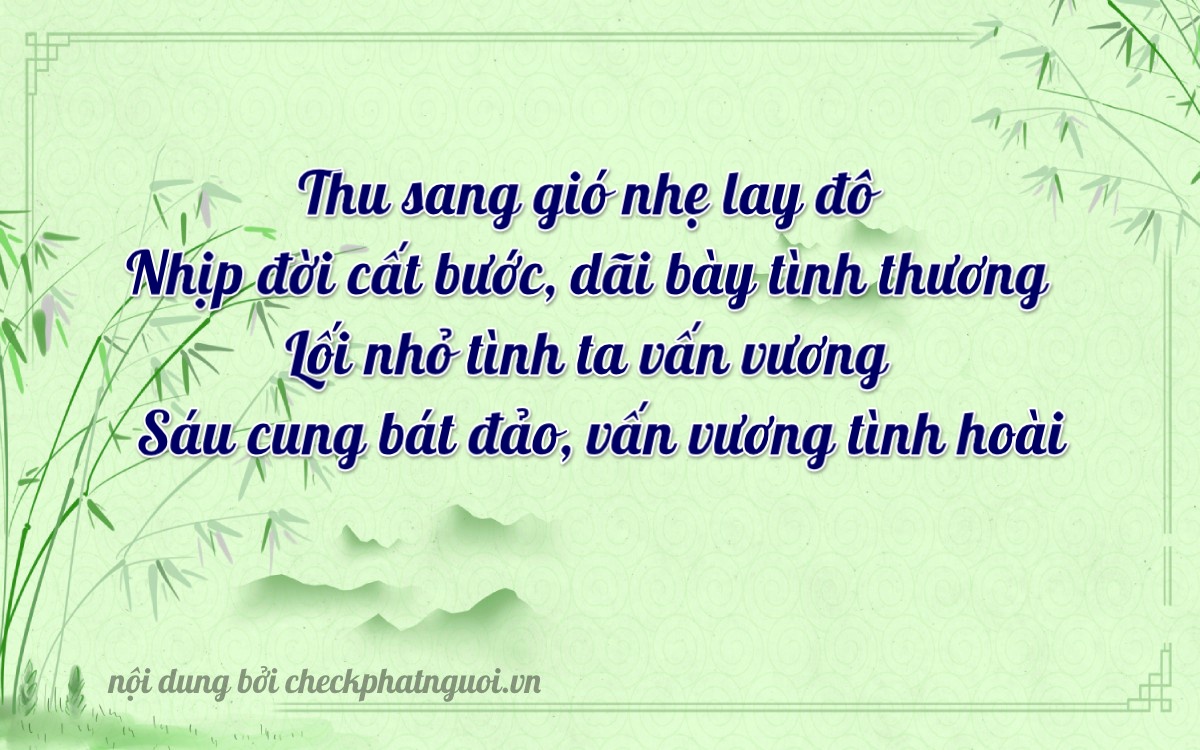 Bài thơ ý nghĩa cho <b>biển số 36A-30916</b> tại website checkphatnguoi.vn