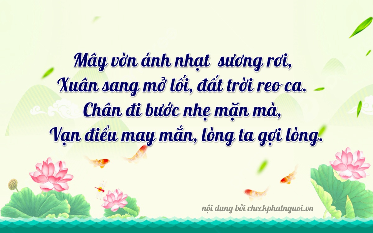 Bài thơ ý nghĩa cho <b>biển số 36A-37479</b> tại website checkphatnguoi.vn