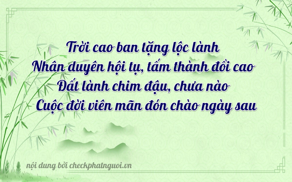 Bài thơ ý nghĩa cho <b>biển số 36A-42478</b> tại website checkphatnguoi.vn