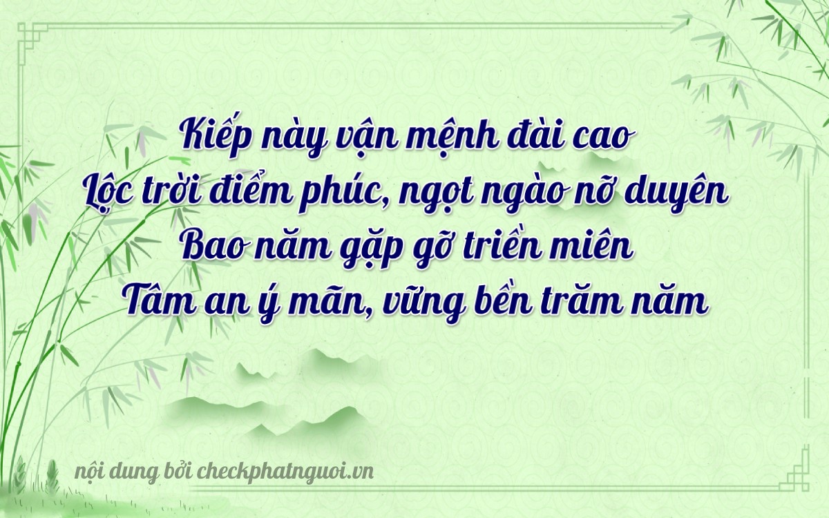 Bài thơ ý nghĩa cho <b>biển số 36A-49428</b> tại website checkphatnguoi.vn