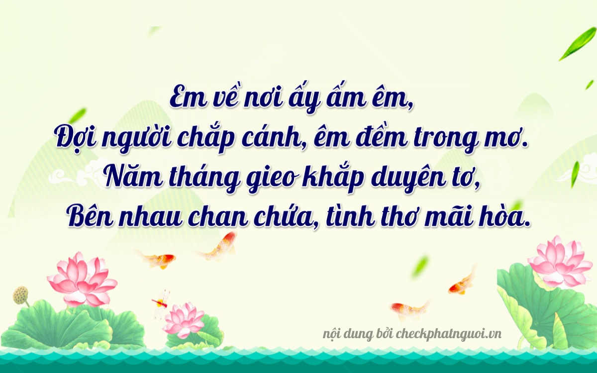 Bài thơ ý nghĩa cho <b>biển số 36A-55184</b> tại website checkphatnguoi.vn