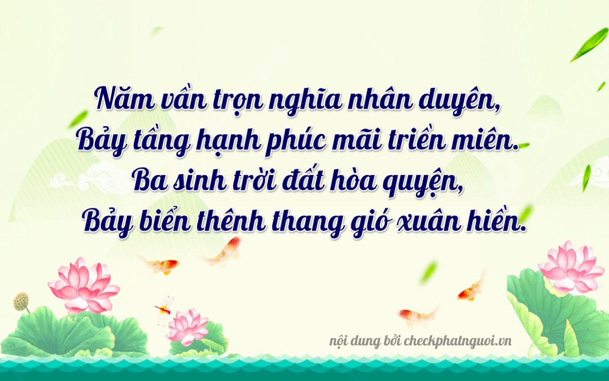 Bài thơ ý nghĩa cho <b>biển số 36A-57387</b> tại website checkphatnguoi.vn